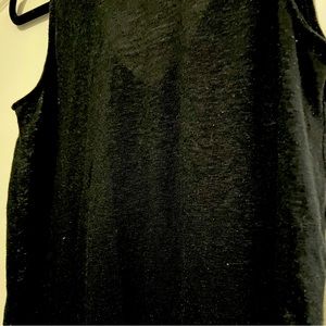 Express One-Eleven Black Grommet Tank Top